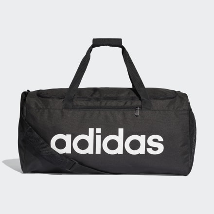 

Mala Duffel Linear Core Média Unisex  adidas, Preto