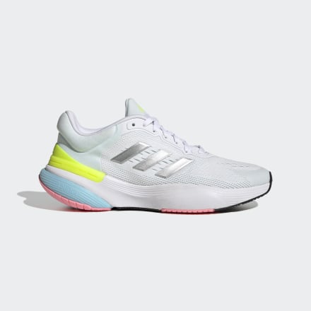 Adidas Response Super 3.0 Shoes White / Matte Silver / Almost Blue 5 - Women Running Trainers