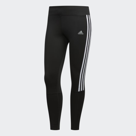 adidas Running 3-Stripes Tights Black / White XS - Women Running Tights