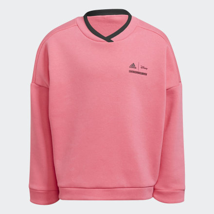 Adidas Disney Comfy Princesses Crew Sweatshirt Joy Pink / Black 4-5Y - Kids Training Shirts,Sweatshirts