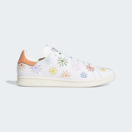 adidas Stan Smith Pride Shoes White / Pink / Off White 9 - Men Lifestyle Trainers