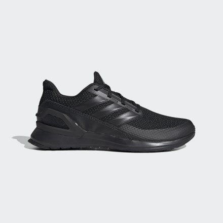 adidas RapidaRun Shoes Black / White 10 - Unisex Running Trainers