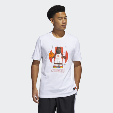 adidas adidas x LEGOÂ® Tee Shortsleeve James Harden White M - Men Basketball T Shirts,Shirts