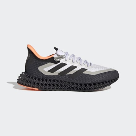 Adidas adidas 4DFWD 2 running shoes White / Black / Impact Orange 7.5 - Men Running Trainers