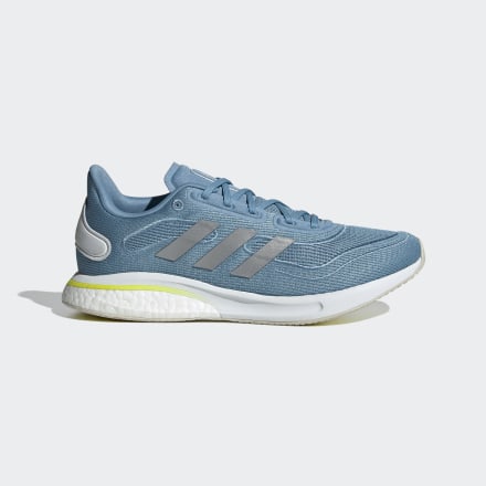 adidas Supernova Shoes Hazy Blue / Halo Blue / Acid Yellow 6 - Women Running Trainers
