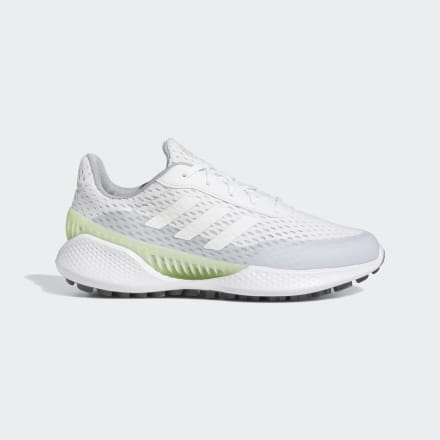 Adidas Women's Summervent Spikeless Golf Shoes White / Almost Lime 6.5 - Women Golf Trainers