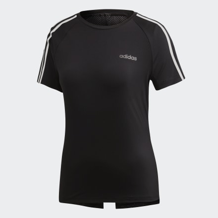 

Camiseta Design 2 Move 3-stripes Mulher  adidas, Preto