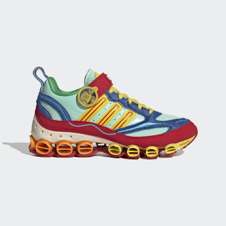 Adidas Kerwin Frost Strap Microbounce Shoes Multicolor / Yellow / Scarlet 7.5 - Men Lifestyle Trainers