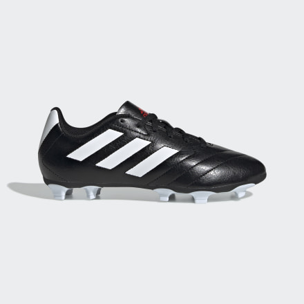 Adidas Goletto VII Firm Ground Boots Black / White / Red 10K - Kids Football Football Boots,Sport Shoes