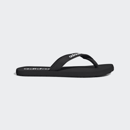 Adidas Eezay Flip-Flops Black / White / Black 11 - Men Swimming Sandals & Thongs