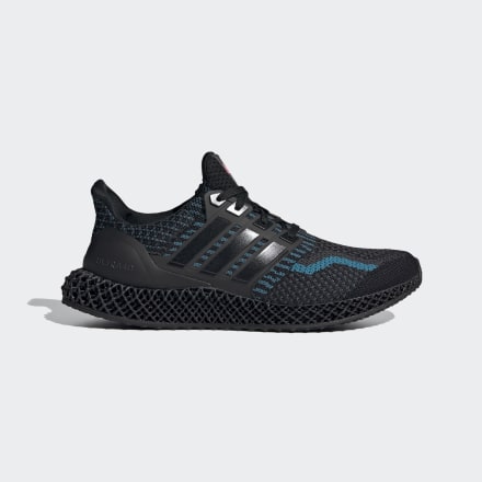 adidas Ultra 4D 5 Shoes Black / Carbon 8 - Men Running Trainers