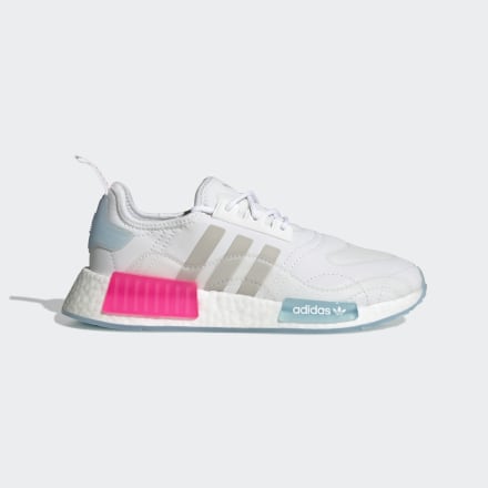 adidas NMD_R1 Shoes Halo Blue / White / Pink 6.5 - Women Lifestyle Trainers