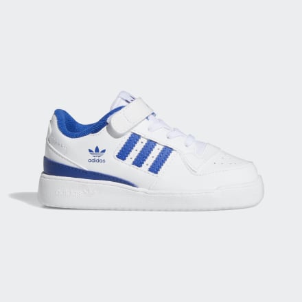 adidas Forum Low Shoes White / Royal Blue / White 5K - Kids Lifestyle Trainers