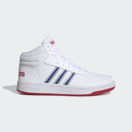

Hoops 2.0 MID Homem  adidas, Branco