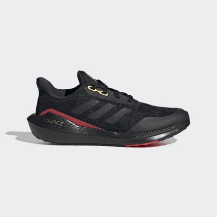 adidas EQ21 Run Shoes Black / Vivid Red 4 - Kids Running Sport Shoes,Trainers