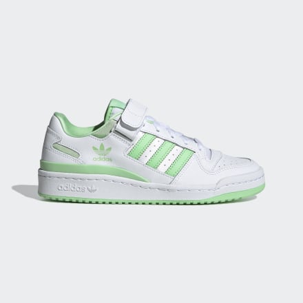 adidas Forum Low Shoes White / Glory Mint / White 9 - Women Lifestyle Trainers