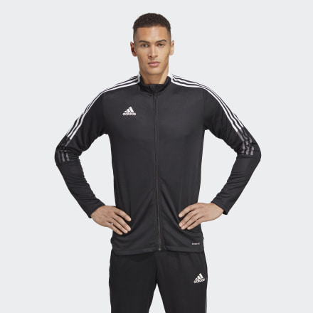 adidas Tiro 21 Track Jacket Black XL - Men Football Jackets,Tracksuits