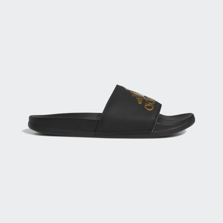 adidas Adilette Comfort Slides Black / Gold Metallic / Black 7 - Unisex Swimming Sandals & Thongs,Sport Shoes