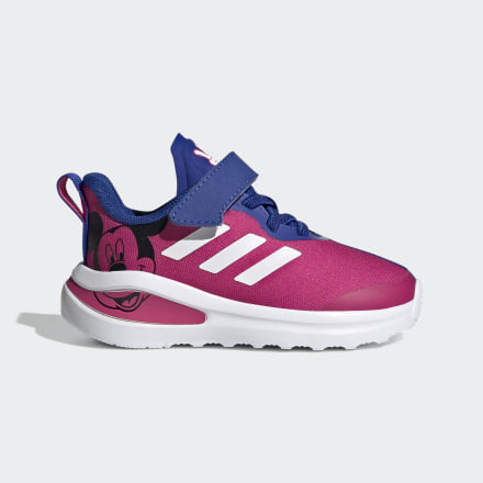 adidas Disney Mickey FortaRun Shoes Magenta / White / Bold Blue 6K - Kids Running Sport Shoes,Trainers