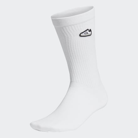 

Meias Super Socks Unisex  adidas, Branco