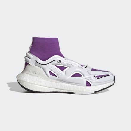 Adidas adidas by Stella McCartney Ultraboost 22 Running Shoes White / Active Purple / Black 5 - Women Running Trainers