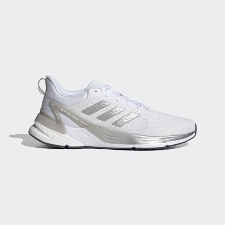 adidas Response Super 2.0 Shoes White / Matte Silver / Grey 10.5 - Men Running Sport Shoes,Trainers