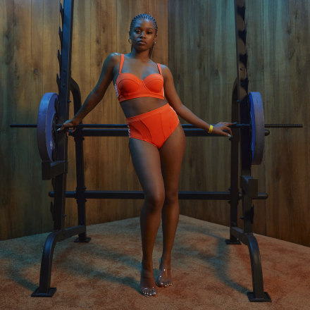 adidas Bikini Bottom Solar Orange S - Women Lifestyle Swimwear