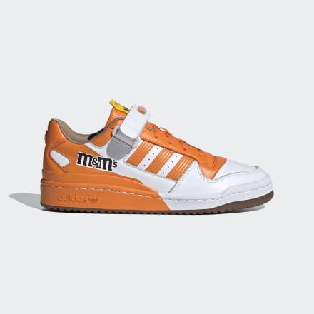 Adidas M&M'S Brand Forum Low 84 Shoes Orange / White / Eqt Yellow 7 - Men Lifestyle Trainers