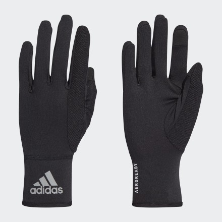 adidas AEROREADY Gloves Black / Reflective Silver L - Unisex Training Gloves