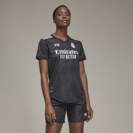 Adidas Y-3 REAL MADRID 120TH ANNIVERSARY WOMEN JERSEY Black M - Women Football Jerseys