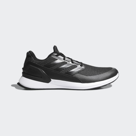 adidas RapidaRun Shoes Black / White 8 - Unisex Running Trainers