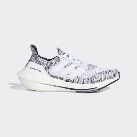adidas Ultraboost 21 Shoes White / Black 5 - Women Running Sport Shoes,Trainers