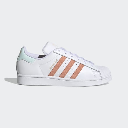 adidas Superstar Shoes White / Ambient Blush / Pink Tint 7.5 - Women Lifestyle Trainers