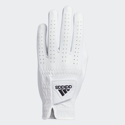 adidas Ultimate Leather Glove White / Black LH M - Men Golf Gloves