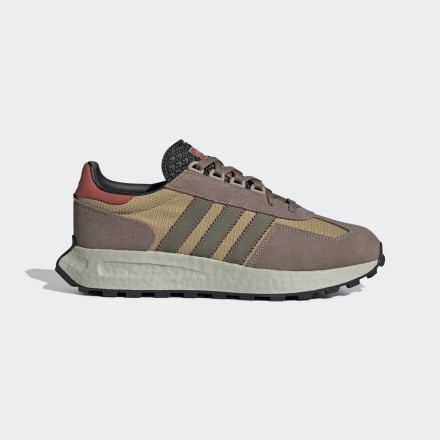 adidas Retropy E5 Shoes Sesame / Legacy Green / Chalky Brown 6 - Men Lifestyle Trainers