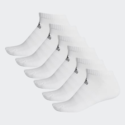 

Meias Cushioned Low-cut 6 Pares Unisex  adidas, Branco