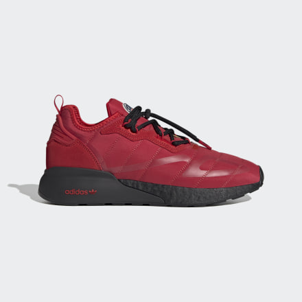 adidas ZX 2K Boost Shoes Scarlet / Scarlet / Black 8 - Men Lifestyle Trainers
