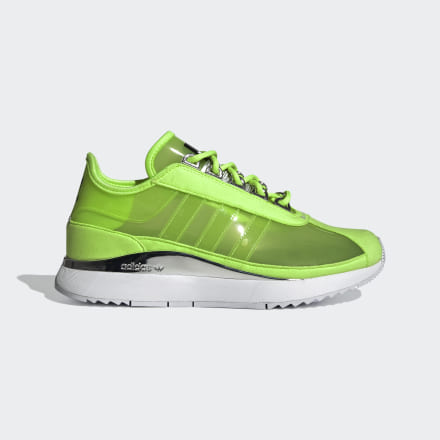 adidas SL Andridge Shoes Signal Green / Silver Metallic / White 6.5 - Women Lifestyle Trainers