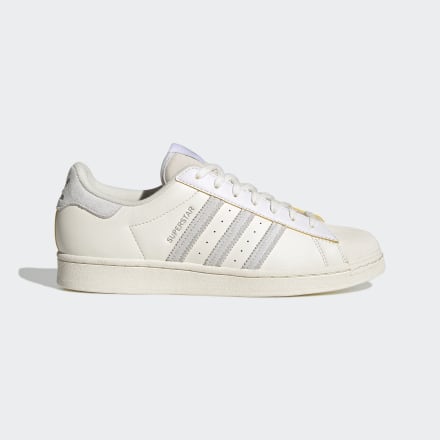 Adidas Superstar Vegan Shoes White / Grey / Off White 7 - Men Lifestyle Trainers