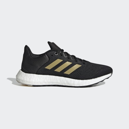 adidas Pureboost 21 Shoes Black / Gold Metallic / Grey Six 6.5 - Women Running Sport Shoes,Trainers