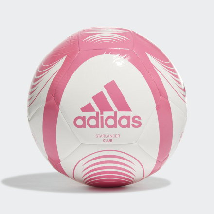 adidas Starlancer Club Ball White / Solar Pink 5 - Men Football Balls
