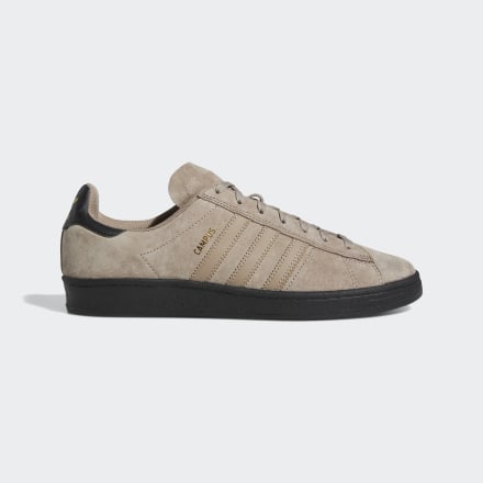 Adidas Campus ADV Shoes Chalky Brown / Chalky Brown / Gold Metallic 7 - Unisex Skateboarding Trainers