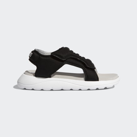 adidas Comfort Sandals Black / White / Grey 8K - Kids Swimming Sandals & Thongs
