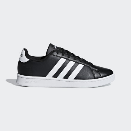 adidas Grand Court Shoes Black / White 10.5 - Men Lifestyle Sport Shoes,Trainers