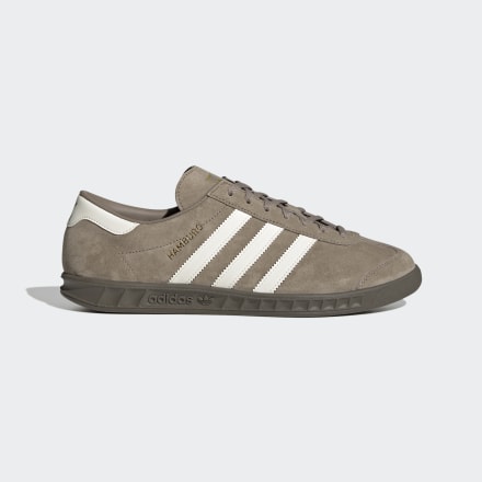 Adidas Hamburg Shoes Chalky Brown / Off White / Branch 10 - Men Lifestyle Trainers