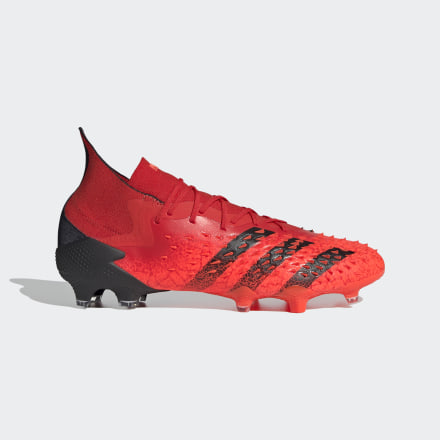 adidas PRedATOR FREAK .1 FG Red / Black / Red 7 - Men Football Football Boots,Sport Shoes