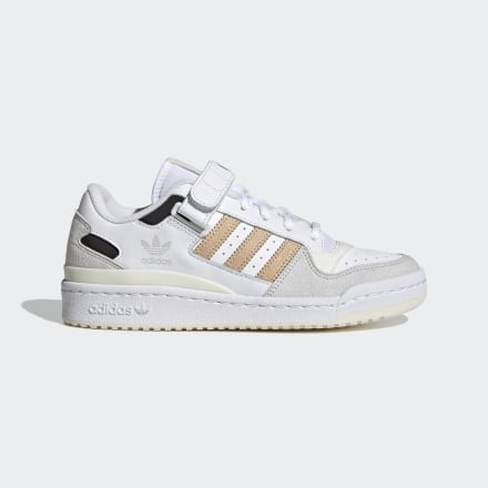 Adidas Forum Low Shoes White / Magic Beige / Black 11 - Women Basketball Trainers