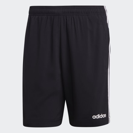 Adidas essentials 3-stripes chelsea shorts 7 inch black / white xl - men lifestyle shorts