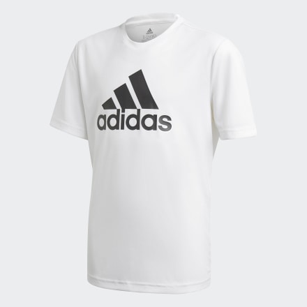 adidas adidas Designed To Move Big Logo Tee White / Black 15-16 - Kids Lifestyle Shirts