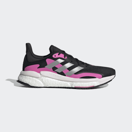 adidas SolarBoost 3 Shoes Black / Screaming Pink / Halo Silver 6 - Women Running Trainers